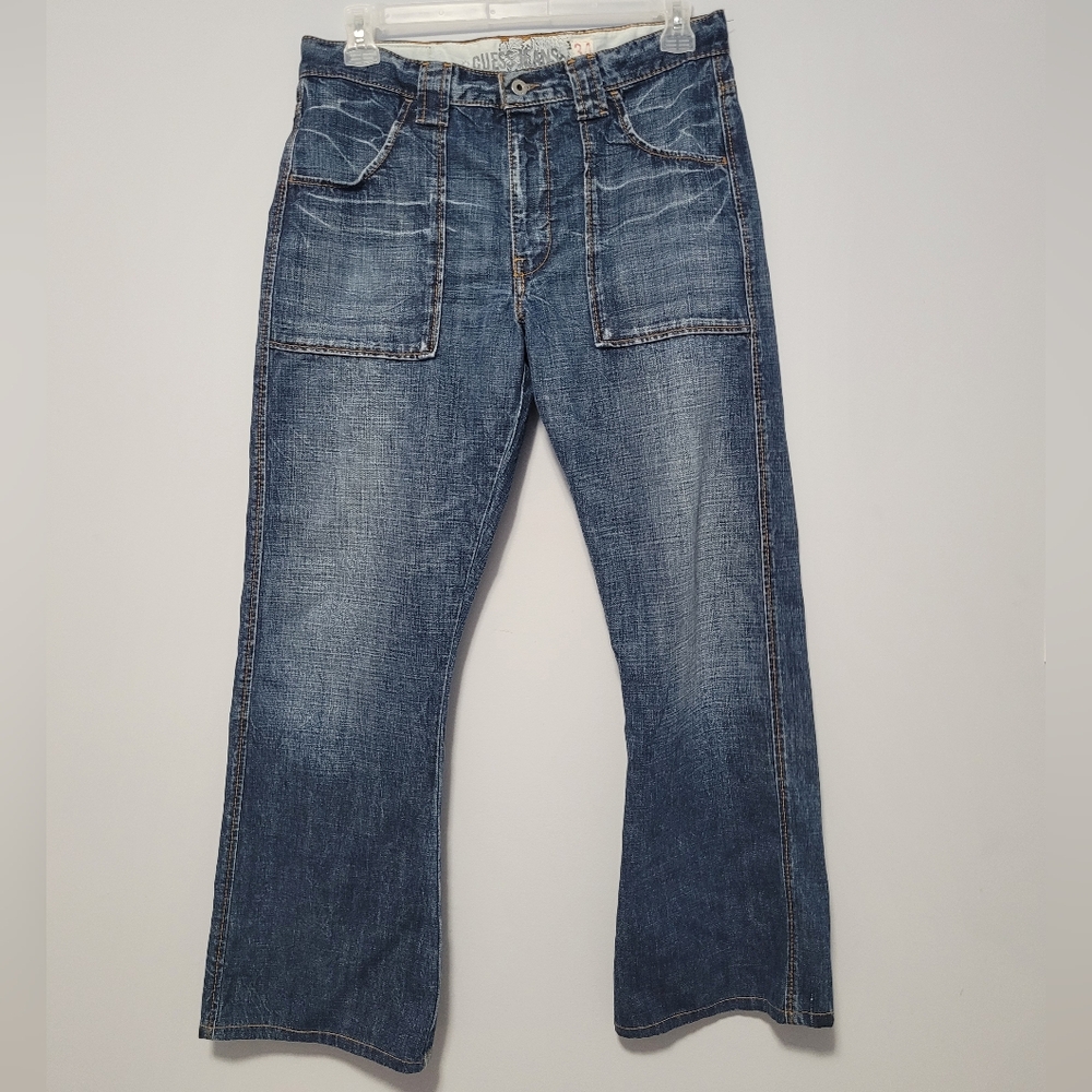 Guess Jeans Wide Leg Jeans, high‎ rise baggy y2k style 90s